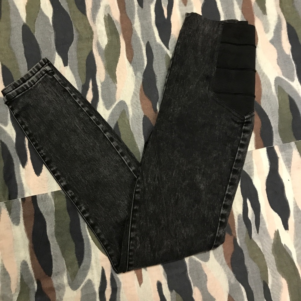 BEBE super high waist stretch jeans